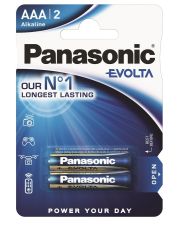 Батарейка Panasonic Evolta AAA BLI 2 Alkaline LR03EGE/2BP (2 шт)