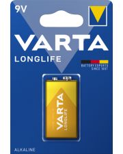 Батарейка лужна Varta Longlife крона