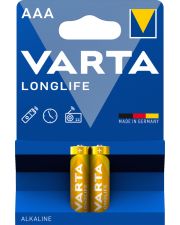 Батарейка лужна Varta Longlife AAA (блістер 2шт)