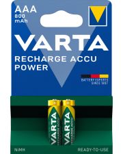 Аккумуляторные батарейки Varta ACCU AAA 800mAh (блистер 2шт)