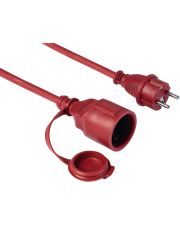 Удлинитель HAMA 00137242 Outdoor IP44 25м красный