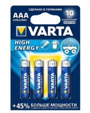 Батарейка Varta HIGH Energy AAA (блістер 4шт)