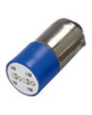 Сигнальная лампа New Elfin BA9SLBL Ø10мм 48В