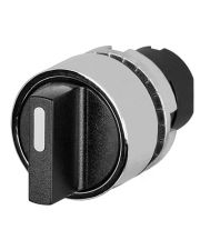 Черный переключатель New Elfin ne020STAMBNW тип B (положение: 0-II под 45º)