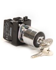 Кнопка EMAS CM101AC30 (CM101A30) з ключем, що виймається у всіх положеннях (2НО) IP65