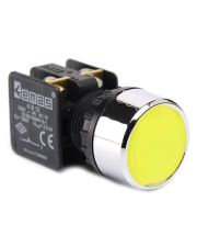 Нажимная кнопка EMAS KB12DS (1НЗ) желтая 