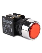 Нажимная кнопка EMAS KB14DK (1НО+1НЗ) красная 