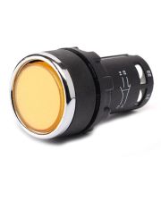 Моноблочная кнопка EMAS MB100DS (1НО) желтая