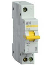 Трехпозиционный разъединитель IEK MPR10-1-025 ВРТ-63 1P 25А