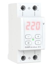 Реле напруги Zubr D2-40 red 40А із червоною індикацією