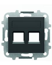 Центральна плата ABB Sky 8518.2 NS із супортом (чорний оксамит)