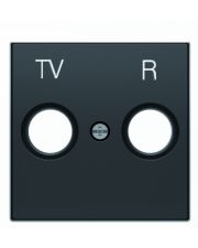 Центральна плата TV+R розетки ABB Sky 8550 NS (чорний оксамит)