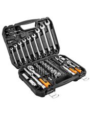 Набор сменных головок Neo Tools 08-672 1/2'' 1/4'' Cr-V (82шт)