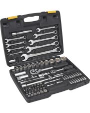 Набор TOPEX 38D686 из сменных головок и насадок 1/4'' 1/2'' (82шт)