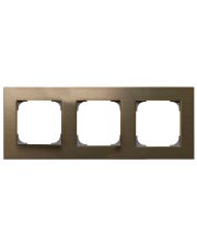 Трипостова рамка ABB Sky 8573 OE (золото)