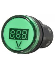 Зеленый постовой вольтметр Аско-Укрем AD22-22 DVM DC 5-30В
