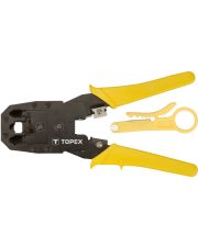 Клещи TOPEX 32D409 для обжатия телефонных наконечников (4P,6P,8P)