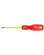 Шлицевая отвертка Neo Tools 04-055 6.5x150мм CrMo (1000В)