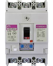 Автоматичний вимикач ETI 004671888 EB2S 250/3LA 250А 3P (16kA регульований)