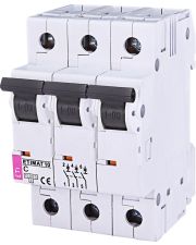 Автоматичний вимикач ETI 002135721 ETIMAT 10 3p C 50А (6 kA)