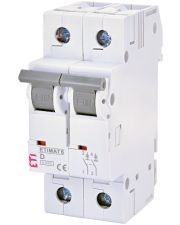 Автоматичний вимикач ETI 002163504 ETIMAT 6 2p D 1A (6kA)