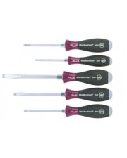 Набор шлицевых отверток Wiha W29138 MicroFinish /Philips (5шт)