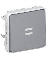 Механизм выключателя серый Legrand