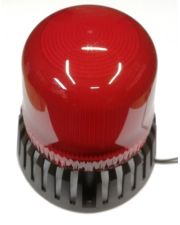 Червоний багатофункціональний проблисковий маяк Emas IT120R220Z 220В AC Ø120мм із зуммером