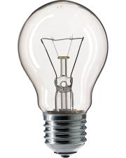 Прозора лампа розжарювання PHILIPS 10018503 A55 100W Е27 CL