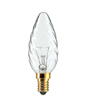 Свічкоподібна лампа розжарювання PHILIPS 10018550 BW35 60W Е14 CL