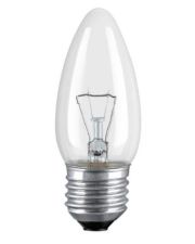 Прозора свічкоподібна лампа розжарювання PHILIPS 10095976 B35 60W E27 CL