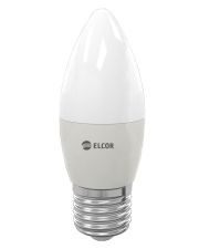 Світлодіодна LED лампа ELCOR 534301 Е27 C37 5Вт 4200К