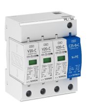Обмежувач перенапруг OBO Bettermann (5094668) Тип II V20-C 3+NPE-385