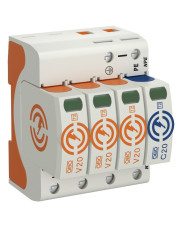 Обмежувач перенапруг OBO Bettermann (5095253) Тип II V20-3+NPE-280