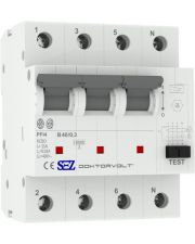 Диф автомат SEZ PFI4 B 40A/0,3A (PFI4B_40A/0,3A)