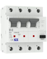Диф автомат SEZ PFI4 C 20A/0,03A (PFI4C_20A/0,03A)