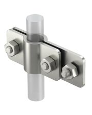 Соединитель OBO Bettermann (5001366) Rd8-10 FL40 к шпильке заземления OMEX D = 20мм VA из нержавеющей стали