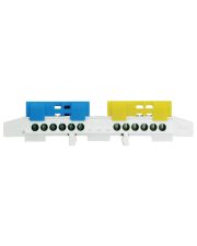 Шина SEZ E 4176-12/NZ IP20 (E.4176-12/NZ) синьо-жовта