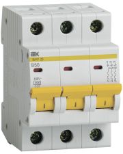 Автоматический выключатель IEK ВА47-29 3P 50A 4,5кА «B» (MVA20-3-050-B)
