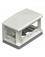 Напольный розеточный бокс OBO Bettermann (7408304) T4L на 5 постов 45x45
