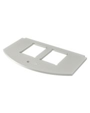 Рамка-суппорт из нержавеющей стали OBO Bettermann (7408806) MP R2 для GES R2 2х RJ45 тип C (Brand-Rex R & M: Snap-In and Keystone) для напольного лючка