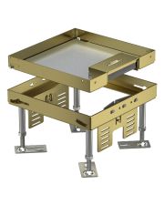 Кассетная рамка напольного лючка OBO Bettermann (7409202) RKSN2 4 на 6 постов 45x45 199х199мм с штангами h=105-150мм