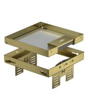 Касетна рамка вбудованого лючка OBO Bettermann (7409224) RKSN6 на 6 постів 45x45 199х199мм h=95мм для покриття підлоги h=25мм
