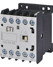 Мініатюрний контактор ETI 004641078 CEC 12.10-230V-50/60Hz (12A; 5.5kW; AC3)
