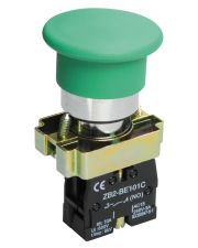 Кнопка LAY5-BC31 «Грибок» зеленая 1з IEK