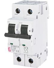 Автоматический выключатель ETI 002133719 ETIMAT 10 2p C 32А (10 kA)