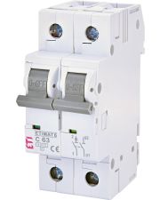 Автоматический выключатель ETI 002142522 ETIMAT 6 1p+N С 63А (6 kA)