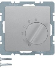 Регулятор температури Berker 20266084 QX 10А/250В (алюміній)