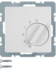 Регулятор температури Berker 20266089 QX 10А/250В (полярна білизна)