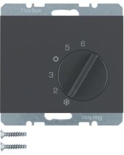 Регулятор температури Berker 20267106 K1 250В (антрацит)
